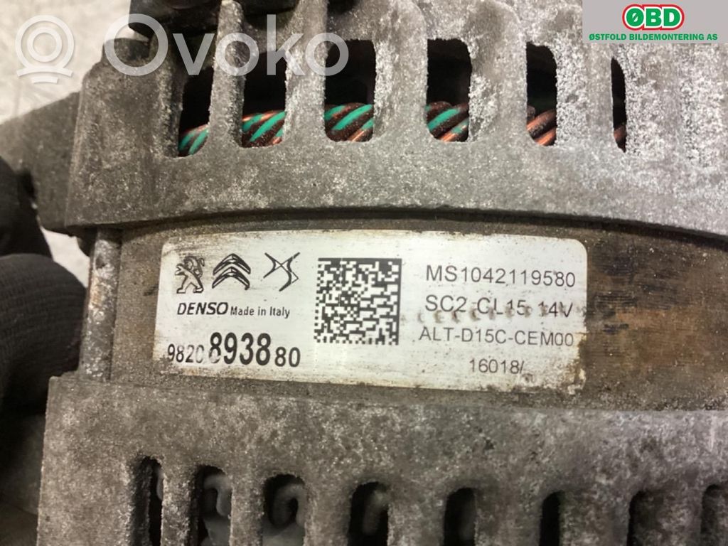 Peugeot 3008 II Lichtmaschine