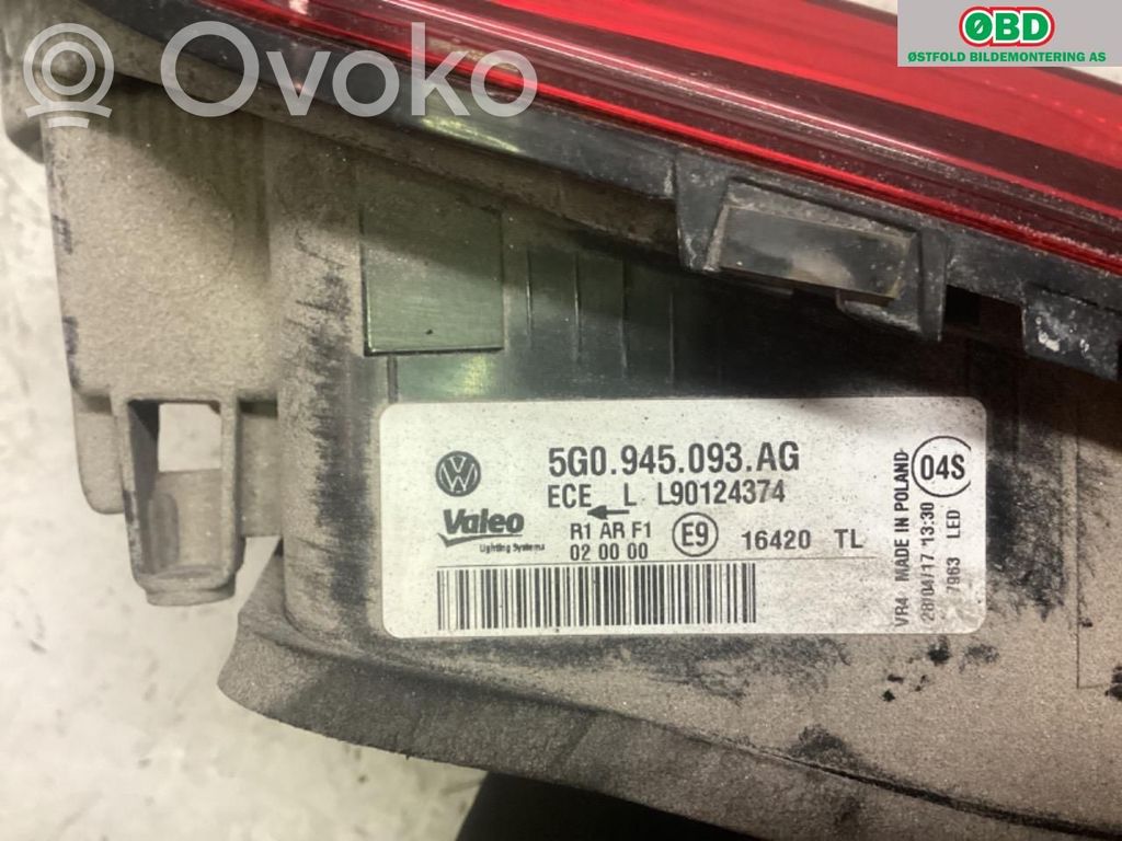 Volkswagen e-Golf Luci posteriori