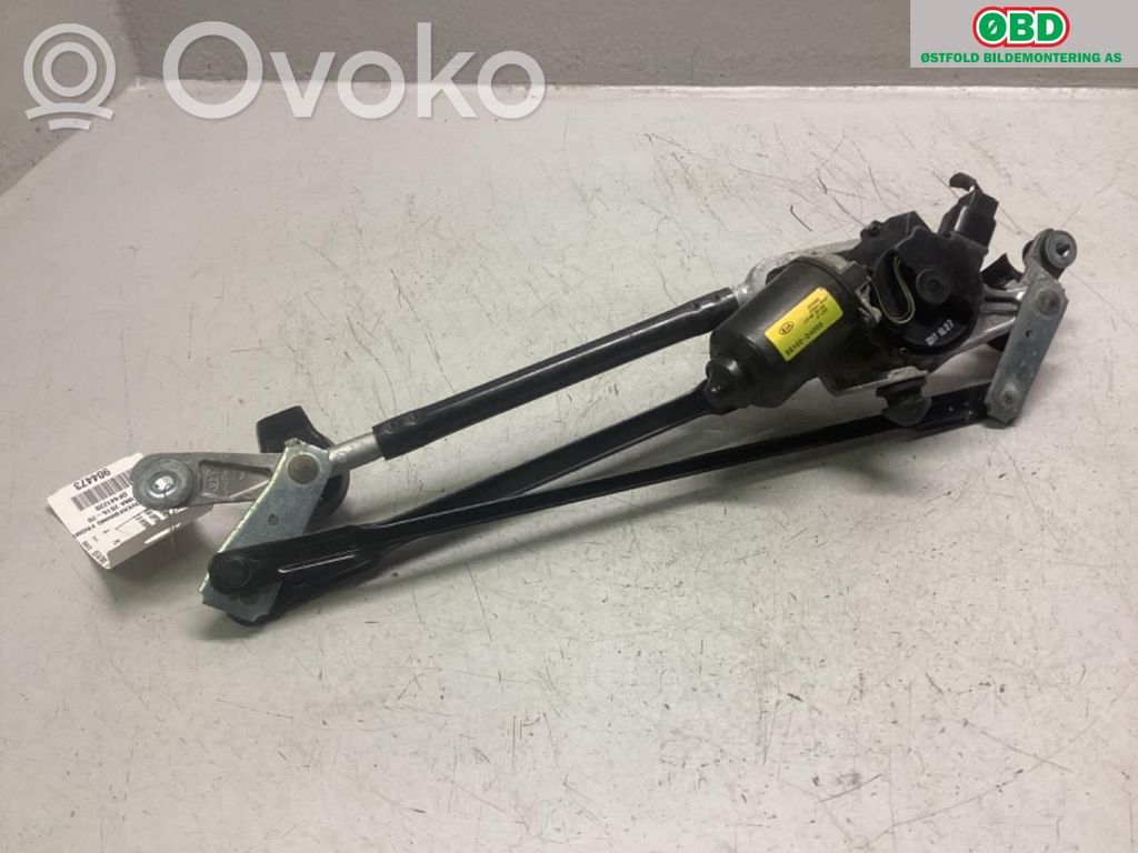 Front wiper linkage