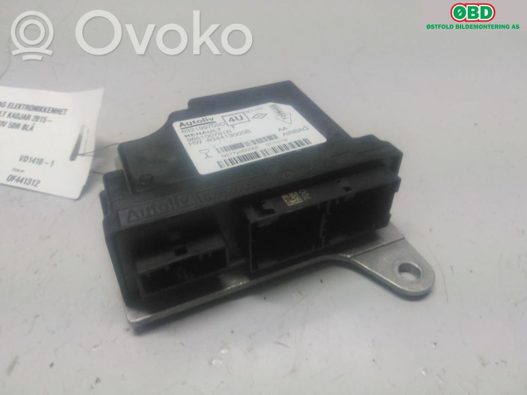 Unidad de control/módulo del Airbag   985100781R,985100781R