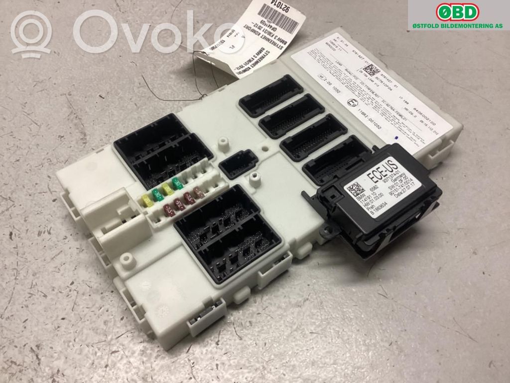 BMW 3 F30 F35 F31 Modul de control caroserie central 