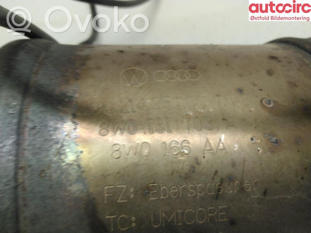 Audi A4 S4 B9 Filtr cząstek stałych Katalizator / FAP / DPF