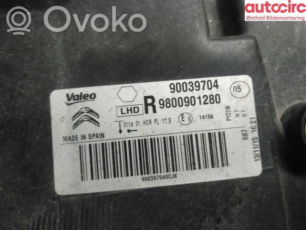 Citroen C4 Cactus Phare frontale 