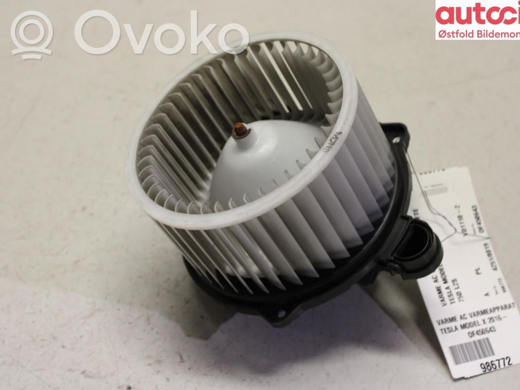 Tesla Model X Ventola riscaldamento/ventilatore abitacolo