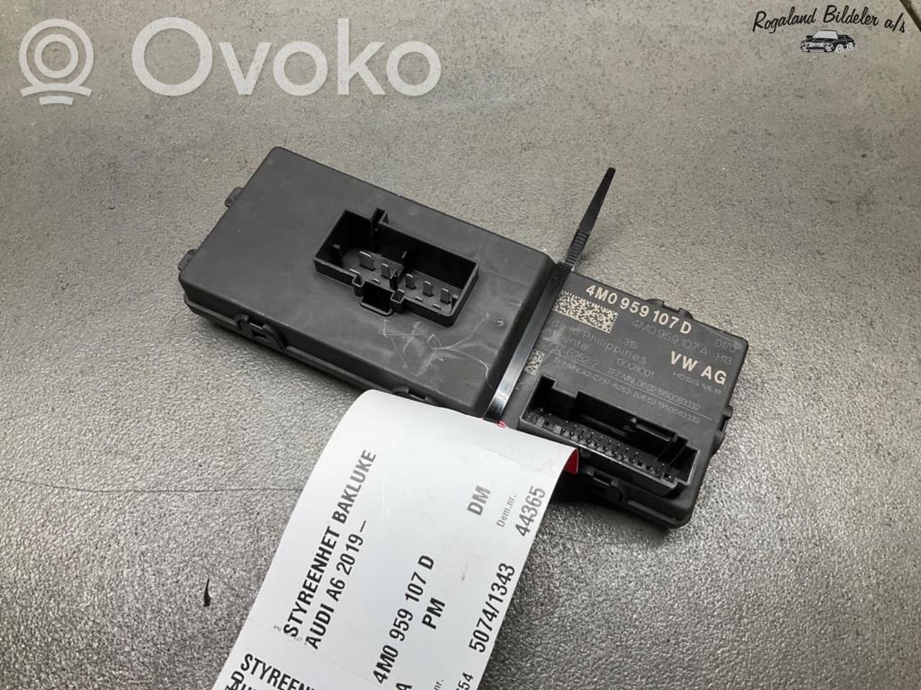 Audi A6 S6 C8 4K Unitate/modul comandă hayon/portbagaj 