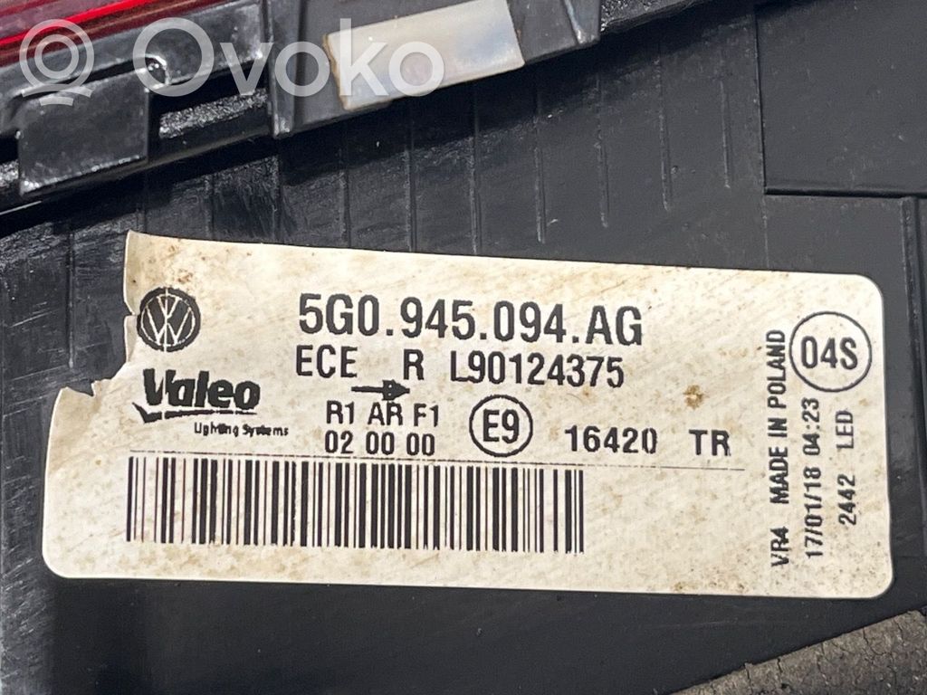 Volkswagen e-Golf Luci posteriori 