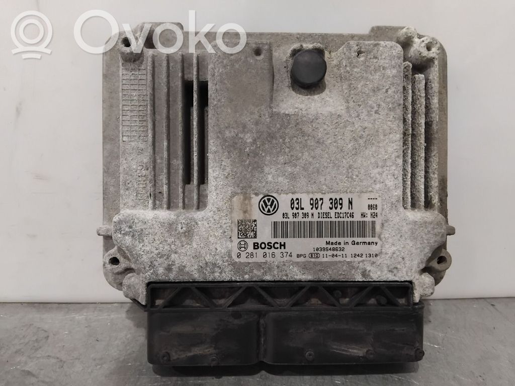 Volkswagen PASSAT B7 Engine control unit/module ECU 