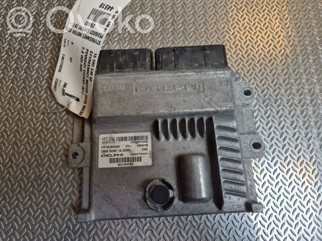 Peugeot Expert Komputer / Sterownik ECU silnika 