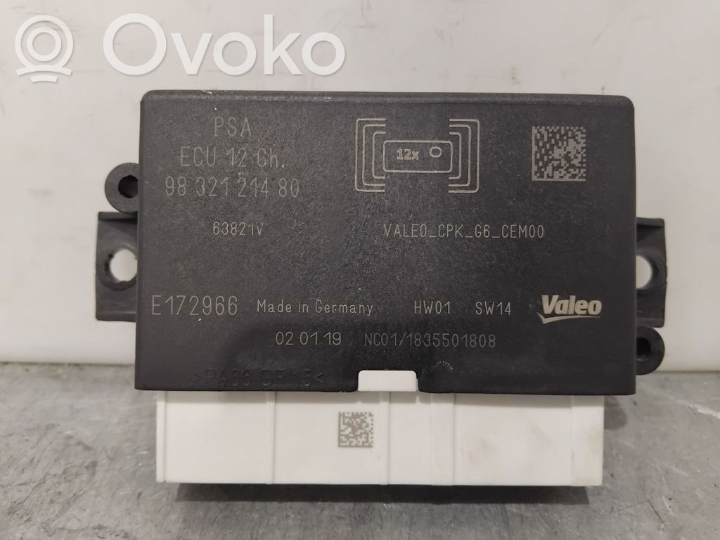 Citroen Berlingo Sterownik / Moduł parkowania PDC 