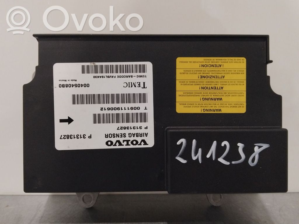 Volvo XC60 Unitate/modul de comandă airbaguri 