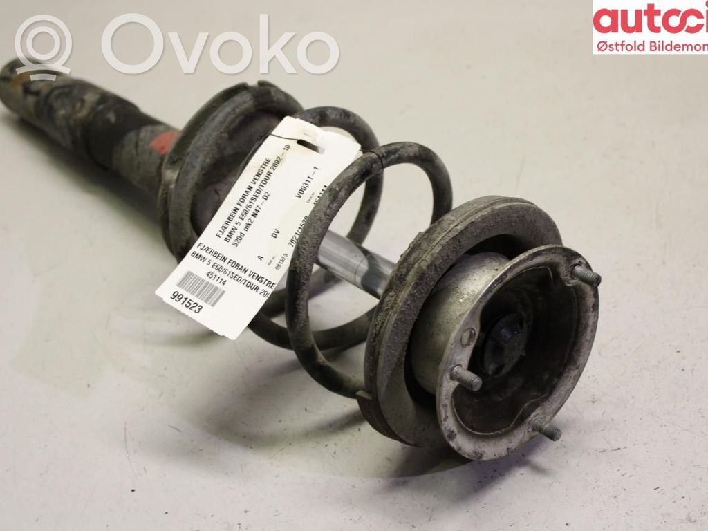 BMW 5 E60 E61 Front shock absorber with coil spring 