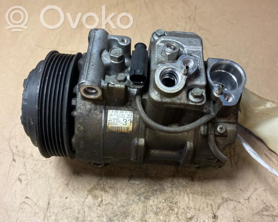 Kompresor / Sprężarka klimatyzacji A/C   4471909688,510915,6SEU16C,6X115MM,813388,813888,890379,A0008303100,A0008307300,A0022303111,A0022307311,A0032307811,ACP01014