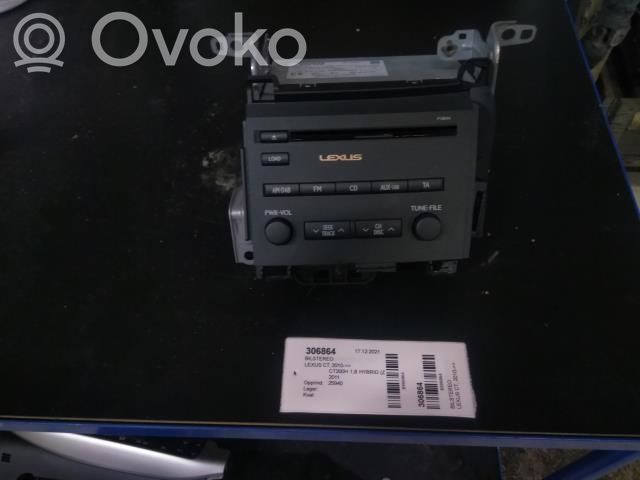 Lexus CT 200H Panel / Radioodtwarzacz CD/DVD/GPS