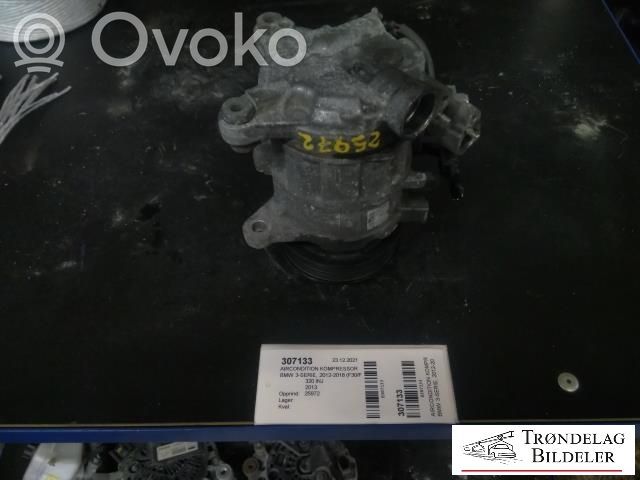 BMW 3 F30 F35 F31 Kompresor / Sprężarka klimatyzacji A/C 