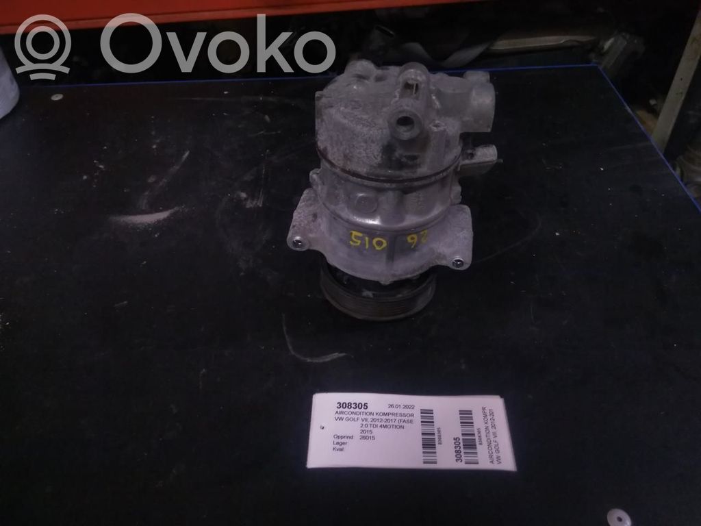 Volkswagen Golf VII Compresor (pompă) aer condiționat (A/C) 