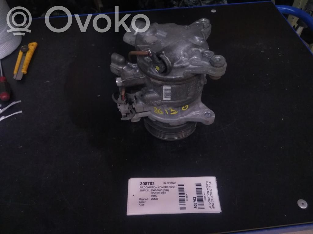 BMW X1 E84 Klimakompressor Pumpe 