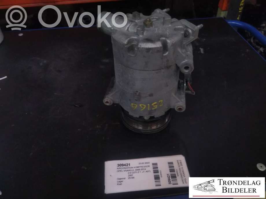 Opel Vivaro Air conditioning (A/C) compressor (pump) 