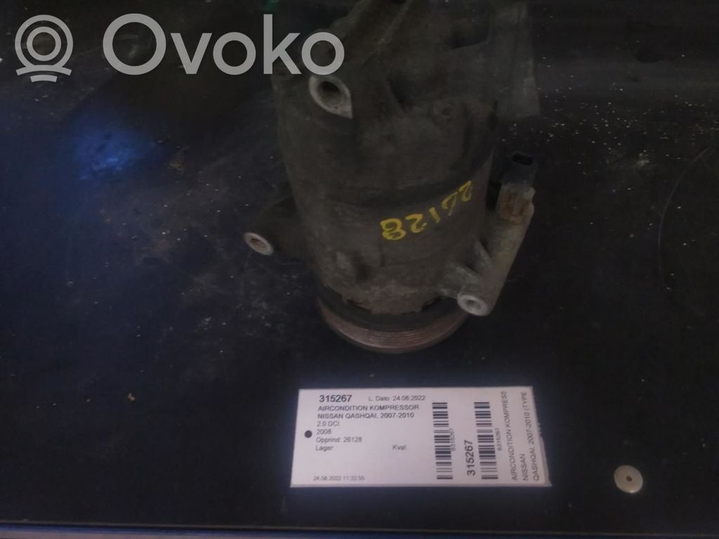 Nissan Qashqai Compresor (pompă) aer condiționat (A/C) 