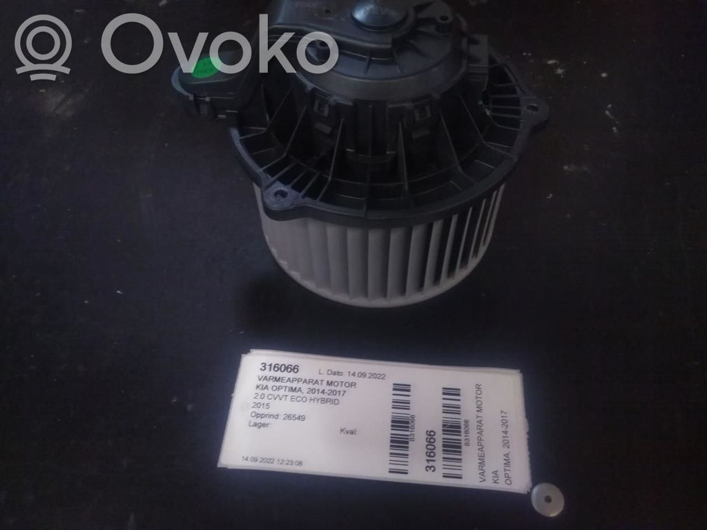 KIA Optima Ventola riscaldamento/ventilatore abitacolo 