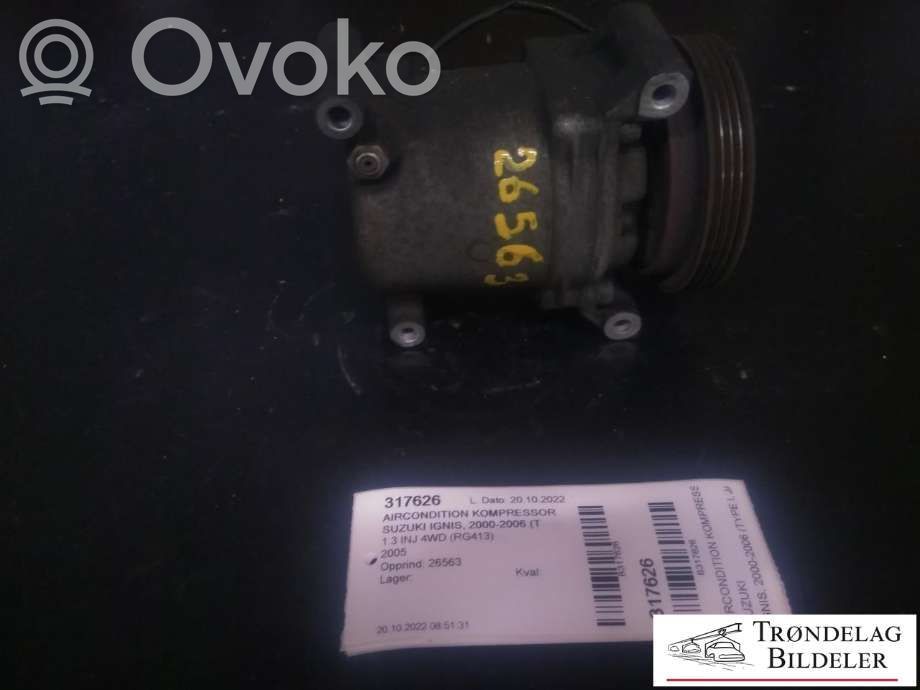 Suzuki Ignis Air conditioning (A/C) compressor (pump) 