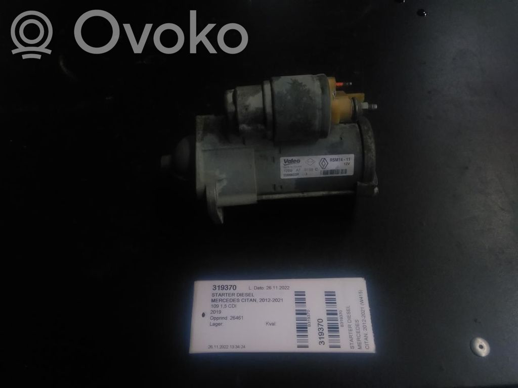 Mercedes-Benz Citan W415 Motor de arranque 