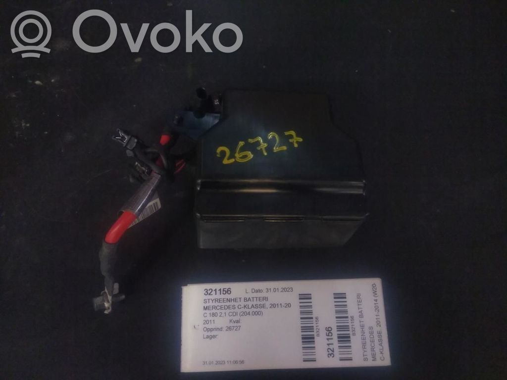 Mercedes-Benz C W204 Batterie-Steuermodul 