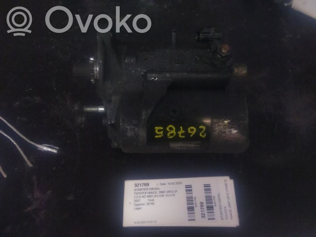 Toyota Hiace (H200) Electromotor 