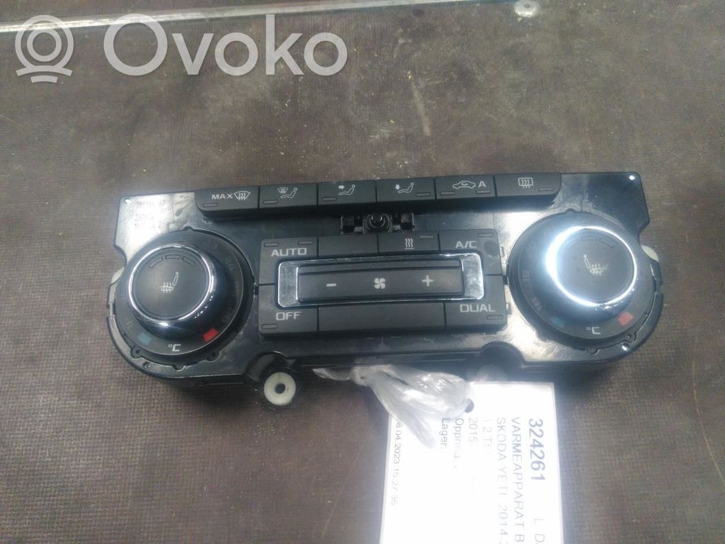 Skoda Yeti (5L) Mascherina climatizzatore/regolatore riscaldamento 