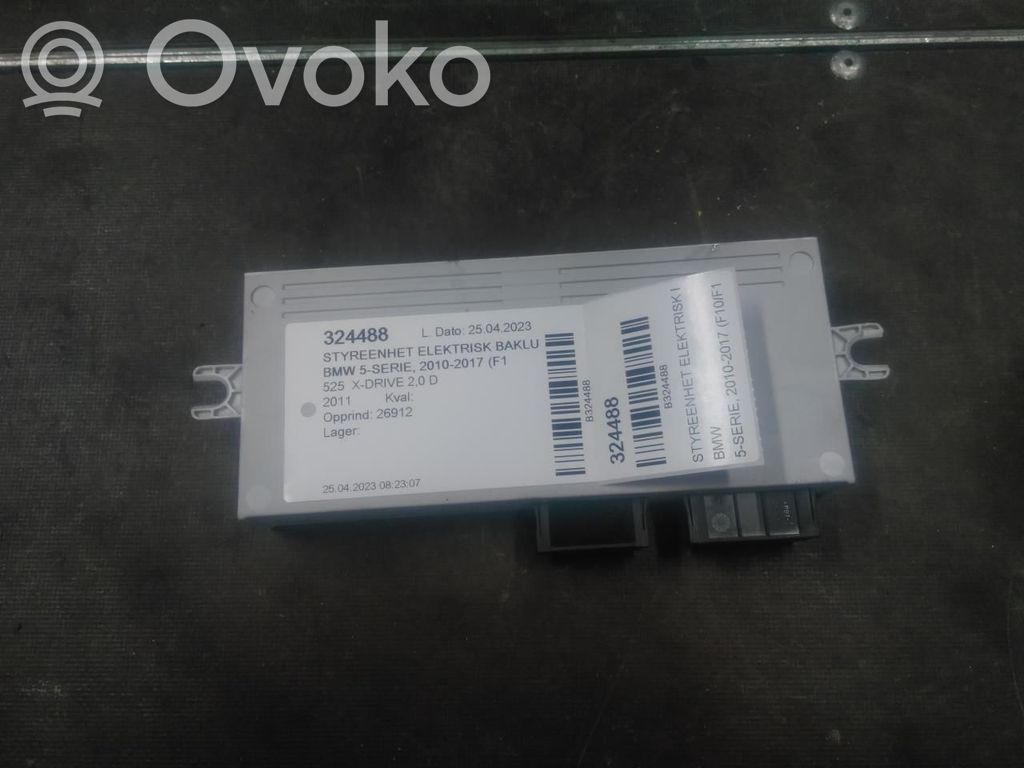 BMW 5 F10 F11 Sterownik / Moduł elektrycznej klapy tylnej / bagażnika