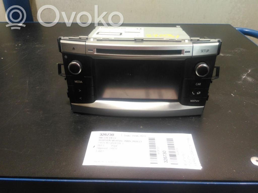 Toyota Verso Unitate principală radio/CD/DVD/GPS