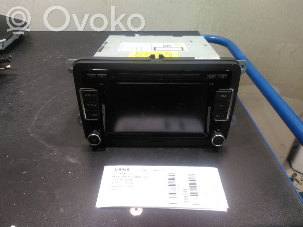 Volkswagen Golf VI Unità principale autoradio/CD/DVD/GPS 