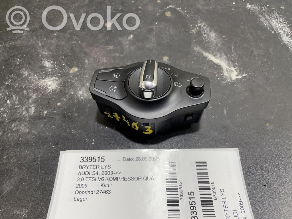 Audi A4 S4 B8 8K Interruttore luci 