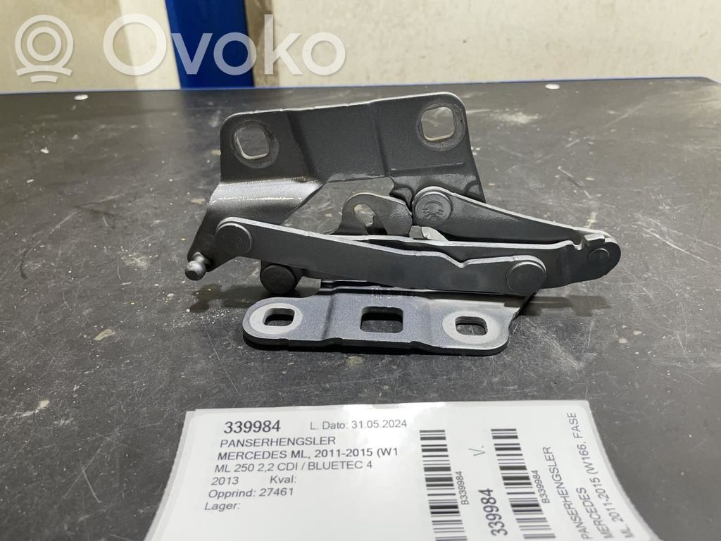 Mercedes-Benz ML W166 Charnière, capot moteur