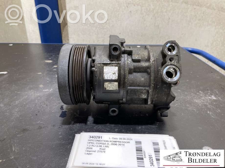 Opel Corsa D Klimakompressor Pumpe 