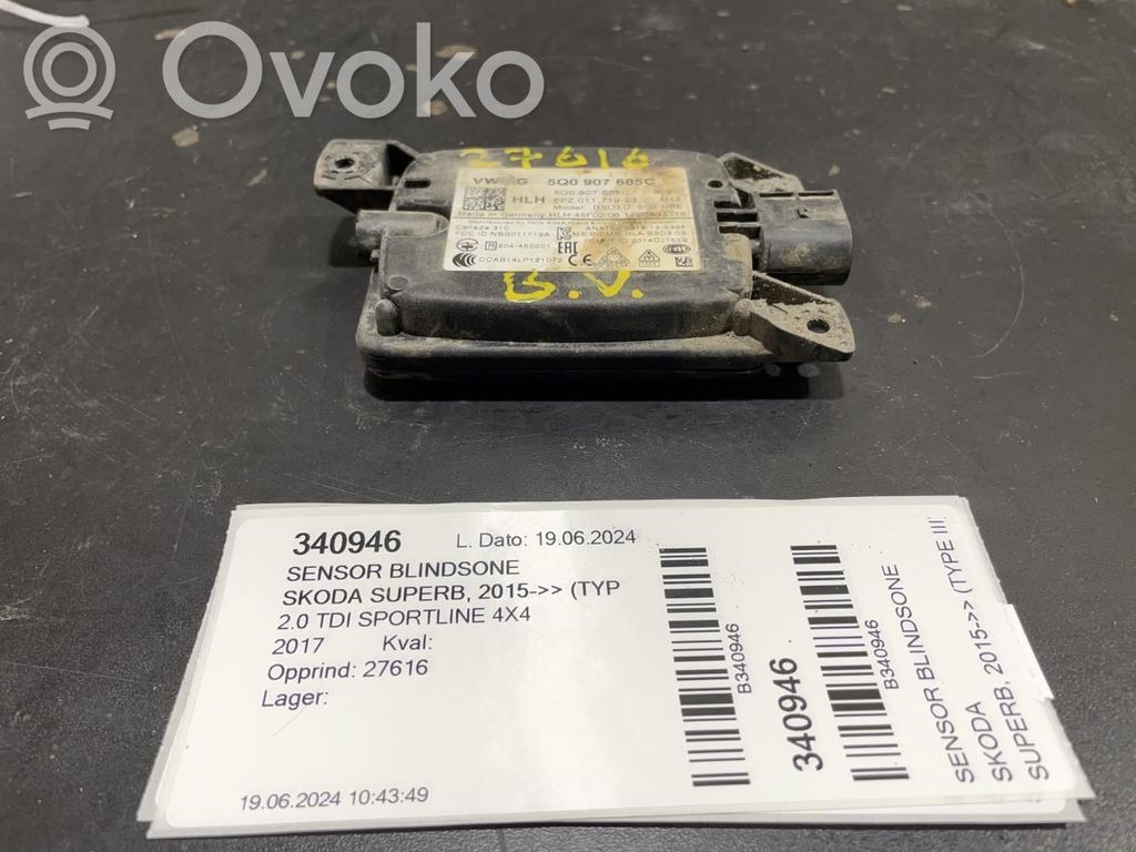 Skoda Superb B8 (3V) Modul de control unghi mort 
