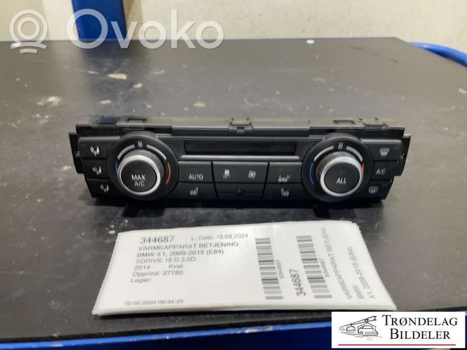 BMW X1 E84 Panel klimatyzacji / Ogrzewania 