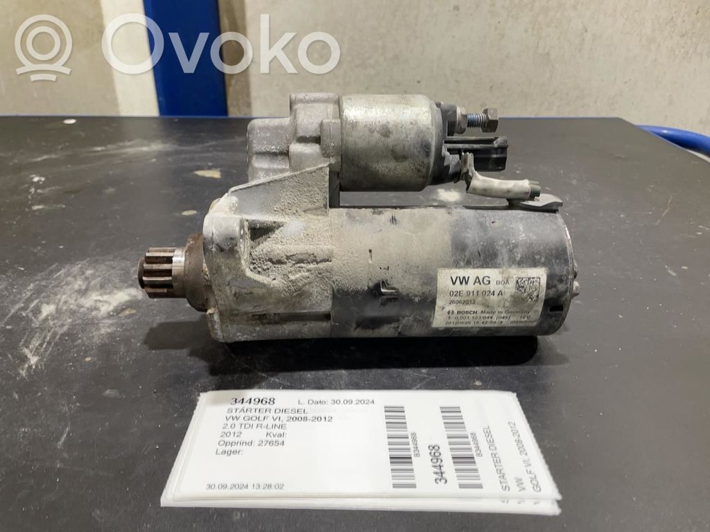 Motor de arranque   02E911024A,02E911024A,02E911024AX,0986025350