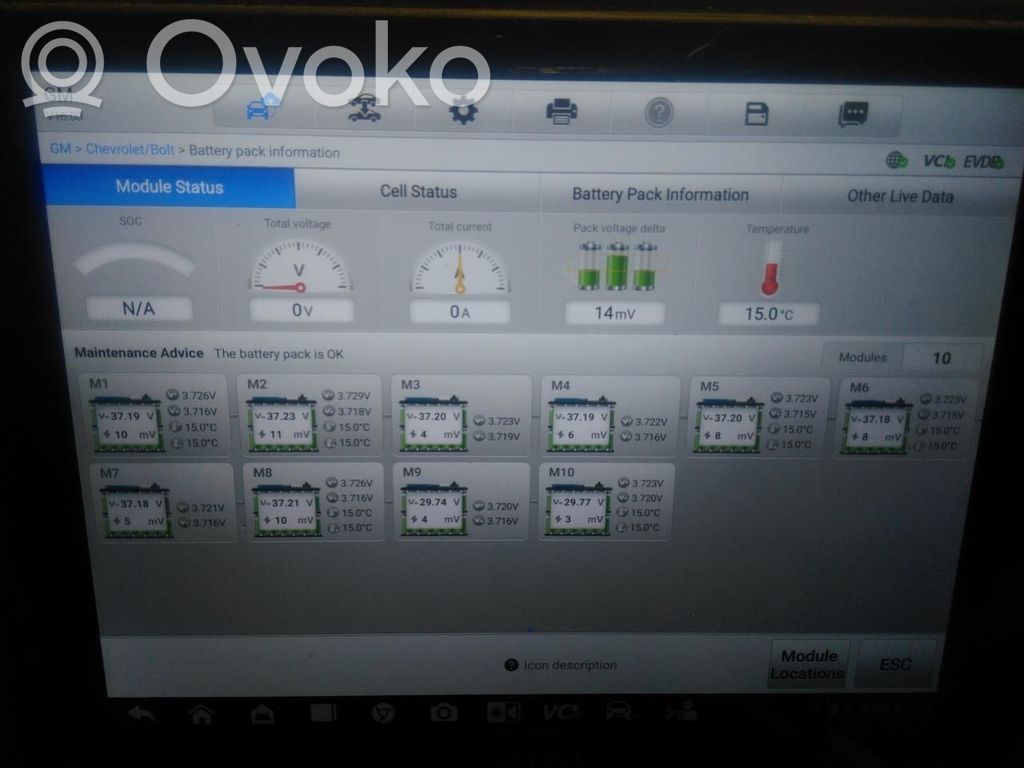 Opel Ampera- E Batteria auto elettrica / ibride 