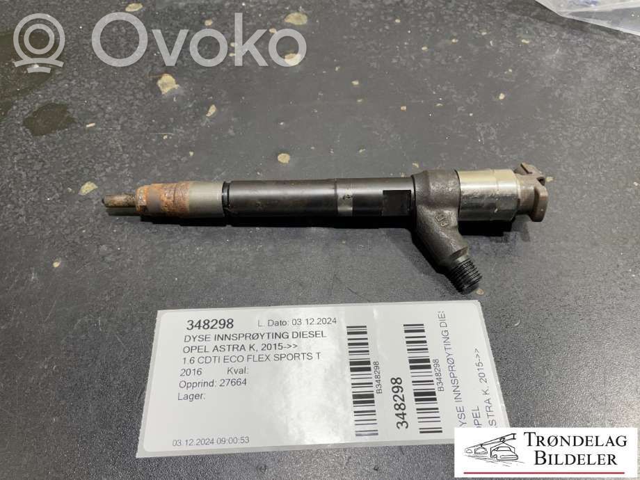 Opel Astra K Iniettore 
