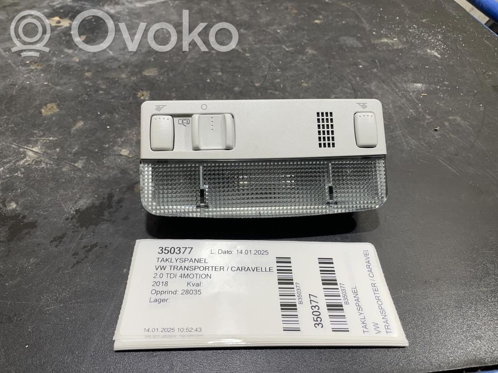 Volkswagen Transporter - Caravelle T6 Interruptor de control del panel de luces 