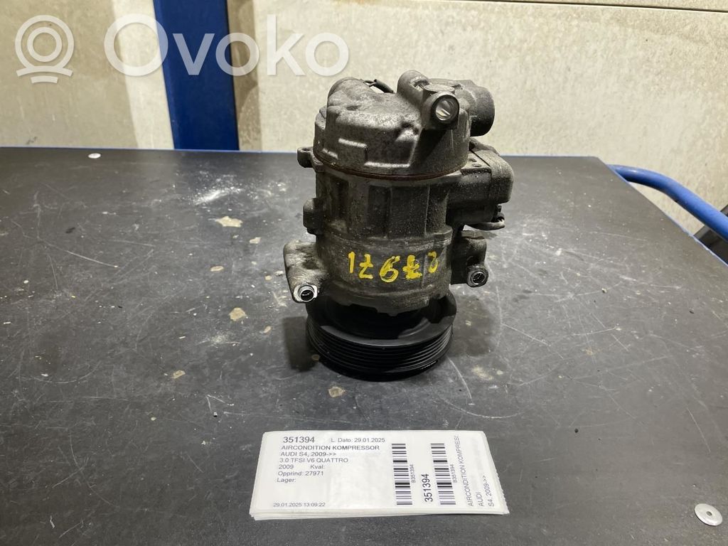 Audi A4 S4 B8 8K Kompresor / Sprężarka klimatyzacji A/C 