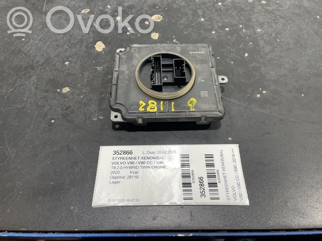 Volvo S90, V90 Unidad de control/módulo de los faros xenón 
