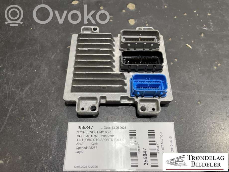 Opel Astra J Engine control unit/module ECU 