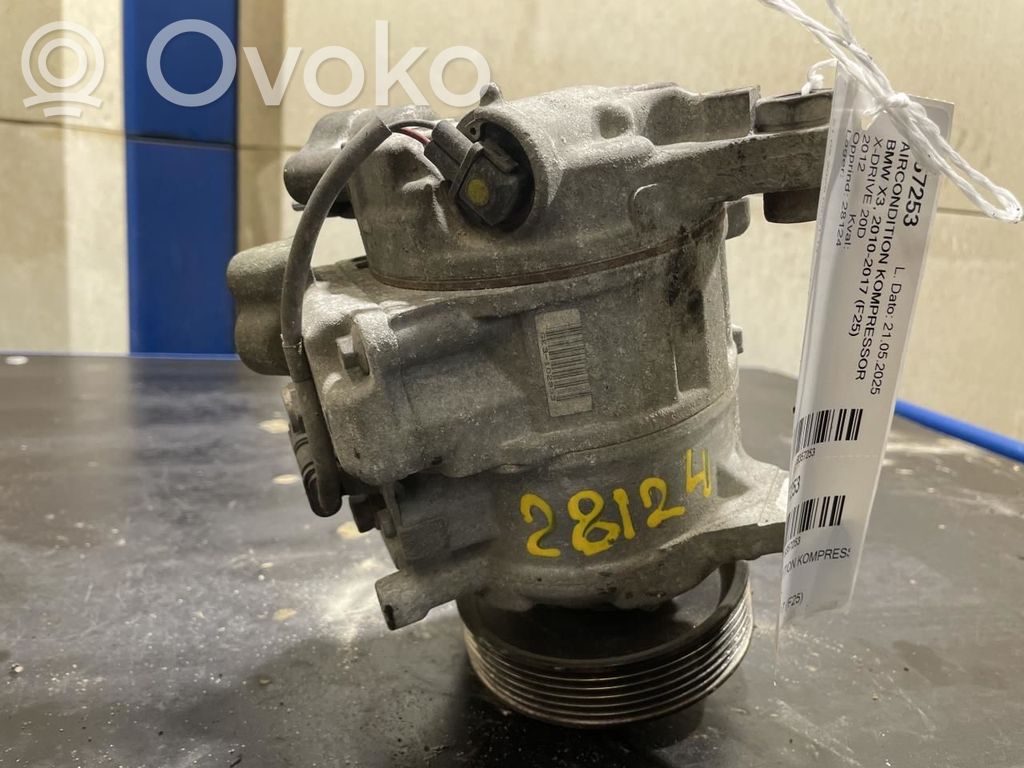 BMW X3 F25 Air conditioning (A/C) compressor (pump) 