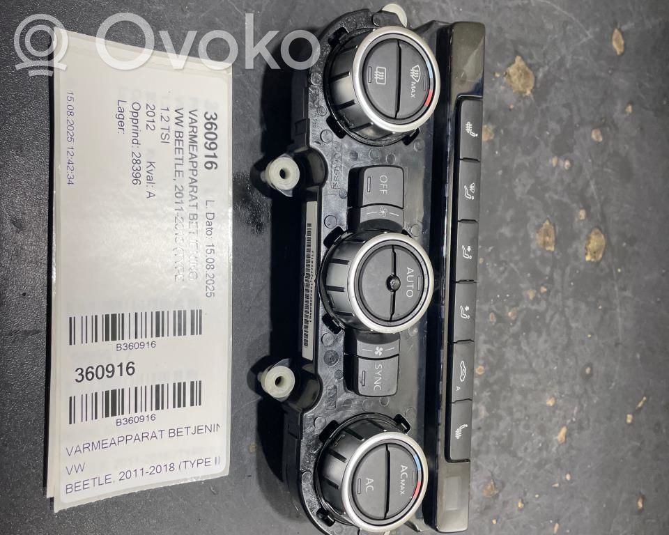 Console centrale, commande chauffage/clim   5HB01105813,5HB01105813