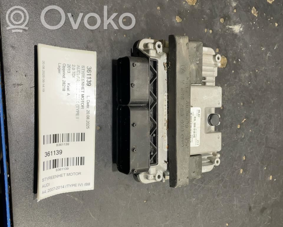 Audi A4 S4 B8 8K Engine control unit/module ECU 