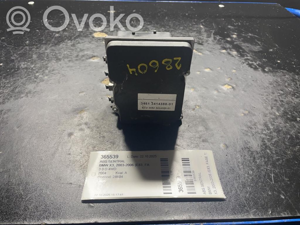 BMW X3 E83 ABS bloks 