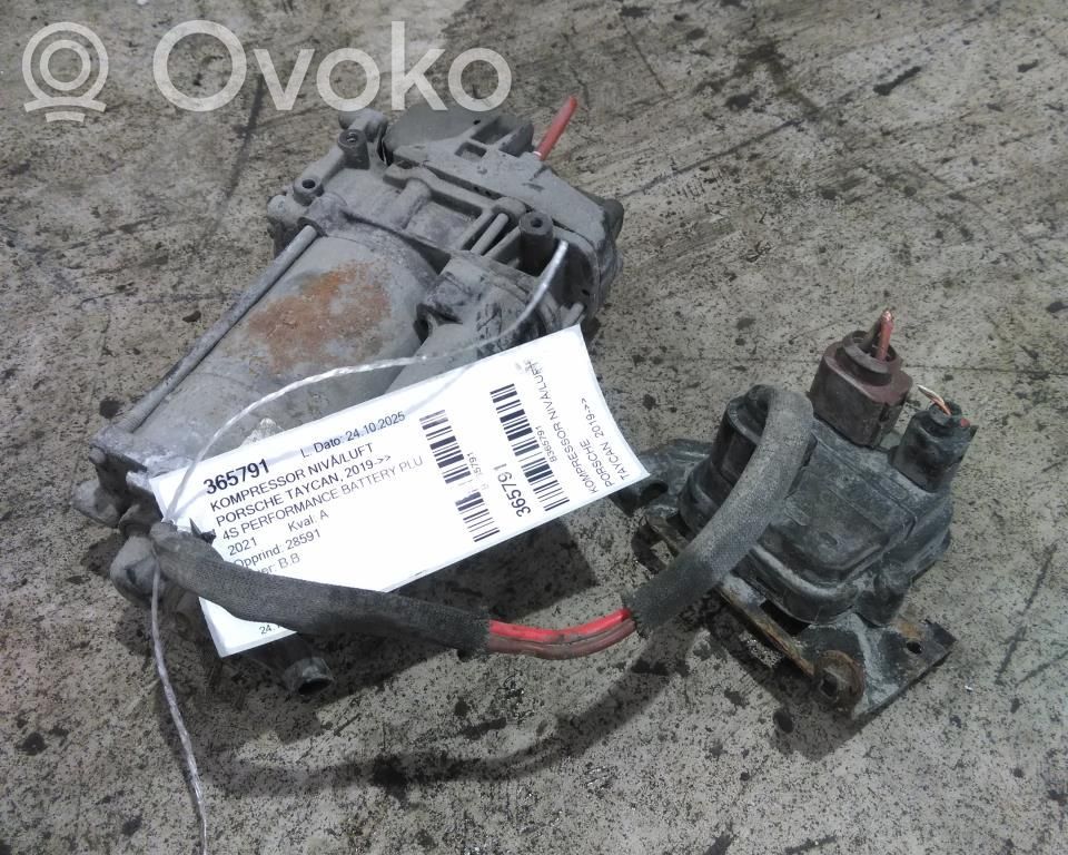 Porsche Taycan 9J1 Compressore/pompa sospensioni pneumatiche 