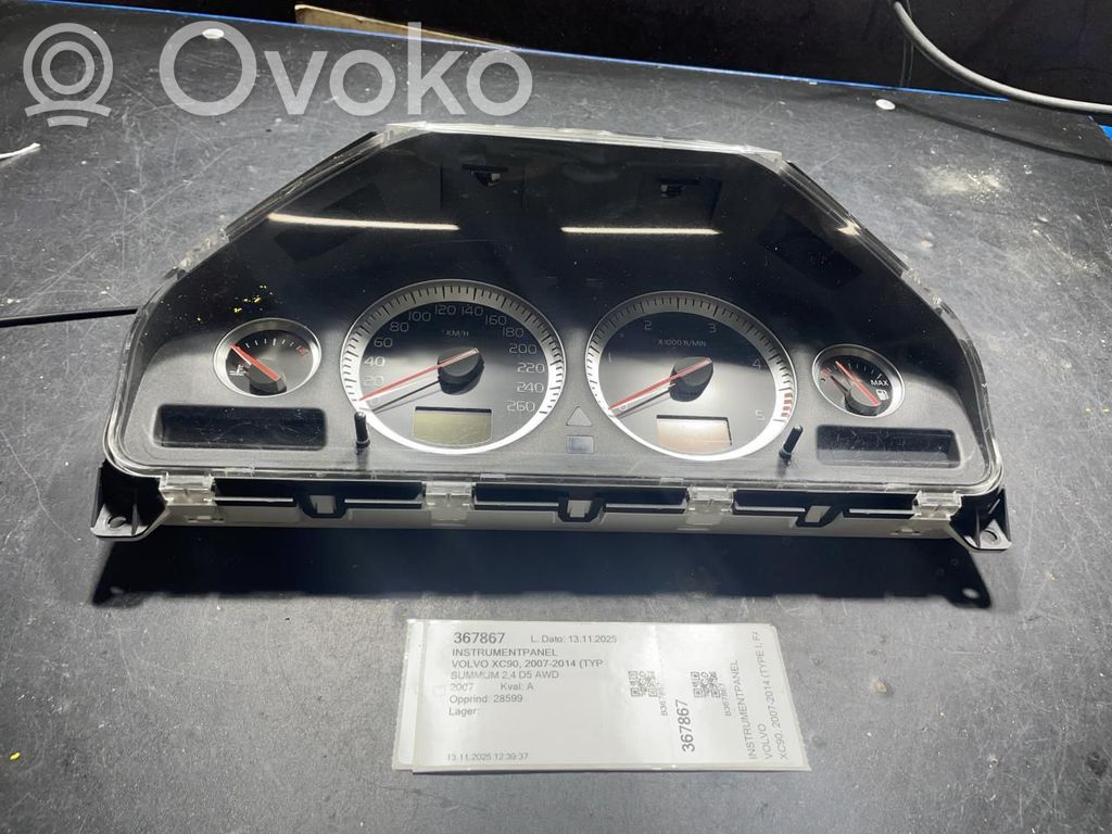 Volvo XC90 Vitezometru (grup de instrumente) 