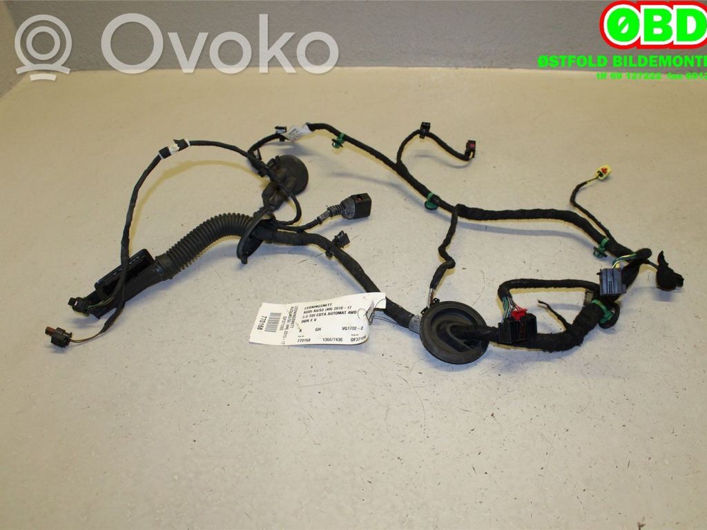 Audi A8 S8 D4 4H Mazo de cables 